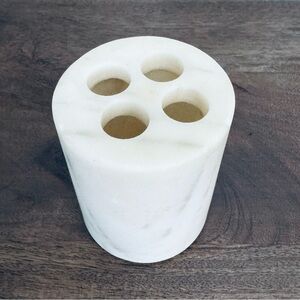 Marble Stone Bath Toothbrush Caddy Holder